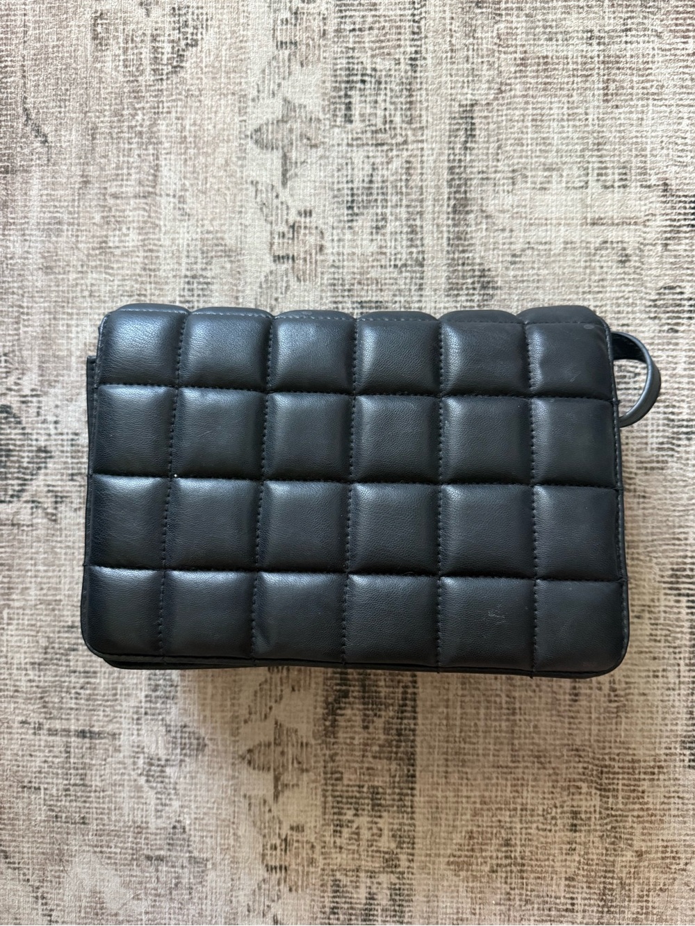 Quilted Puffer Crossbody Bag